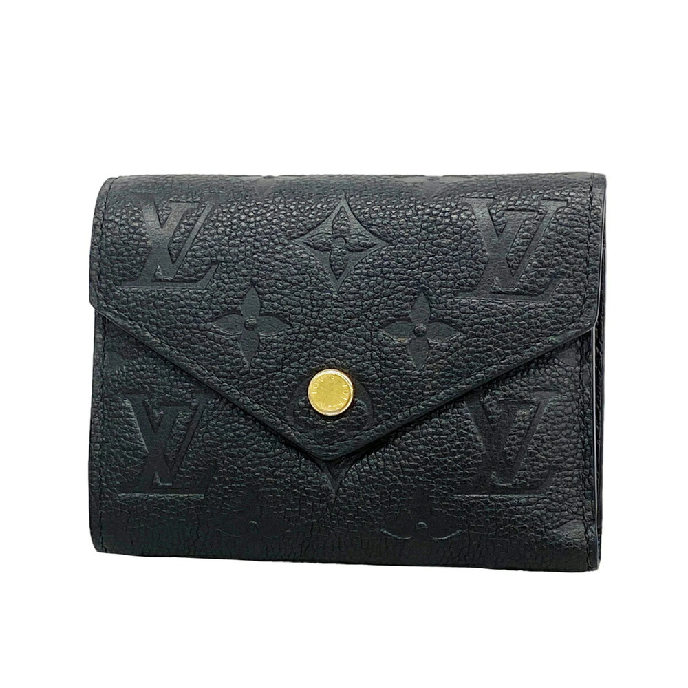 Louis Vuitton Tri-fold Wallet Monogram Empreinte Portefeuille Victorine M6406...